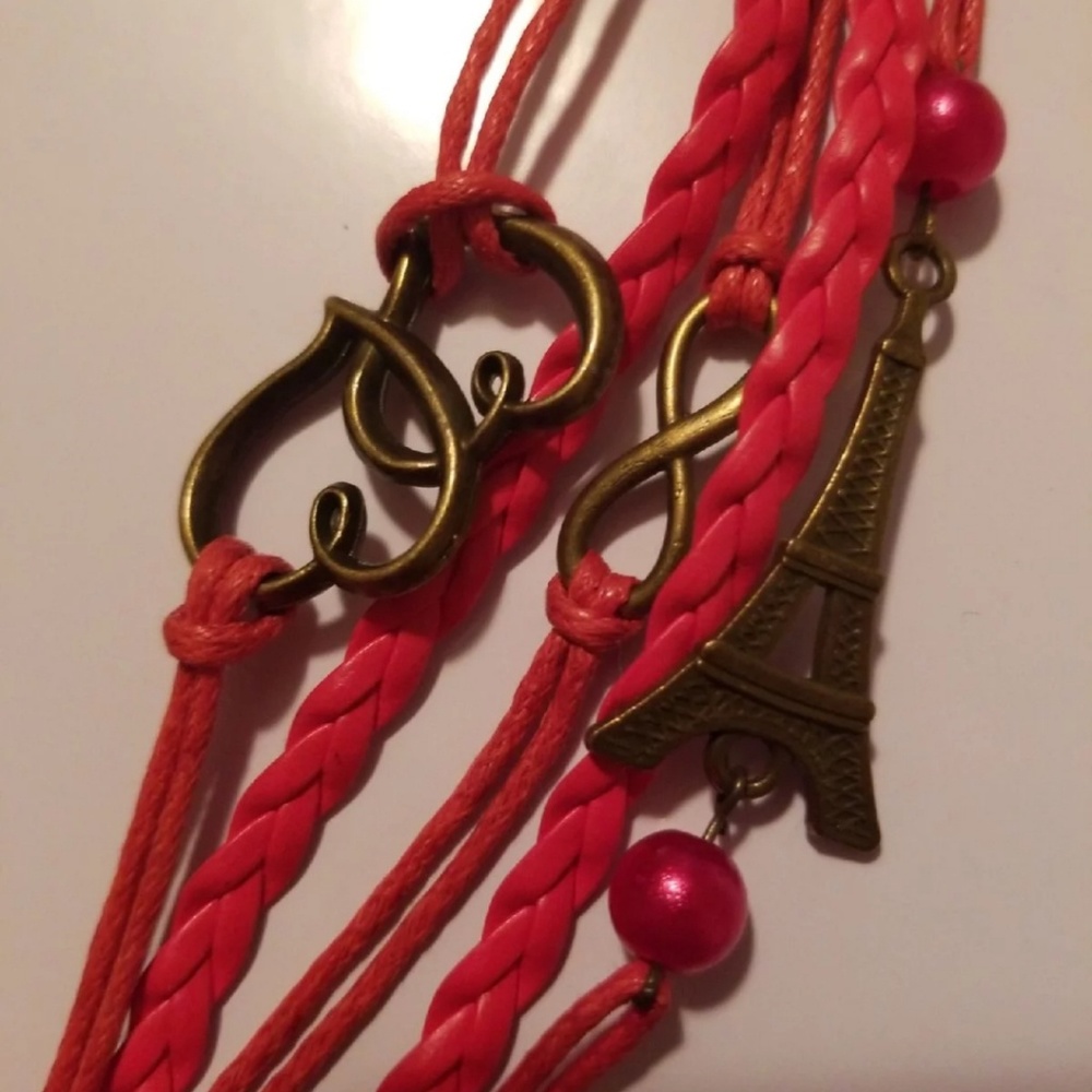 Red Paris bracelet
